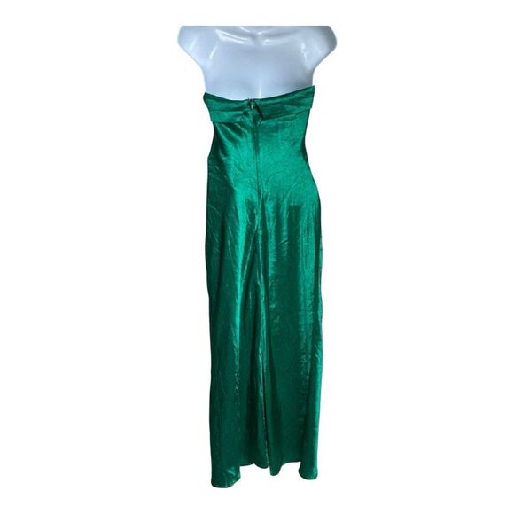 Runaway the label LEILA SLIP DRESS emerald XS NWT holidays party - Picture 4 of 9